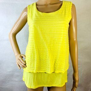 Calvin Klein Top Scoop Neck Sleeveless Islet Lined